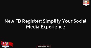 New FB Register: Simplify Your Social Media Experience